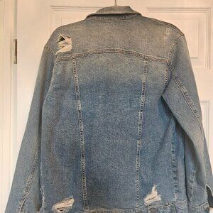 Mavi Distressed Light Blue Denim Jacket